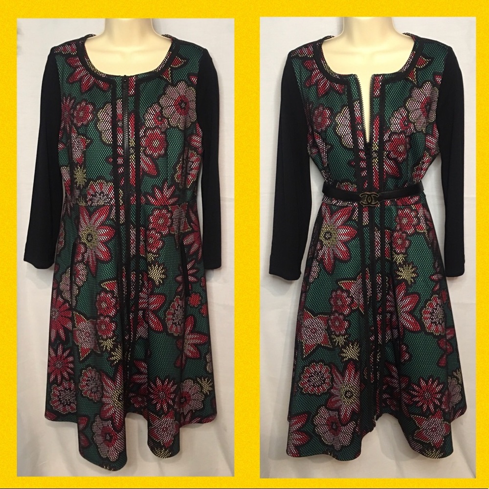 Johnston & Bell. Dress/coat. Gorgeous floral and mesh detail. Size 14 - Picture 4 of 16